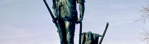 Daniel Chester French, The Minute Man - erected in 1875 in Concord, Massachusetts