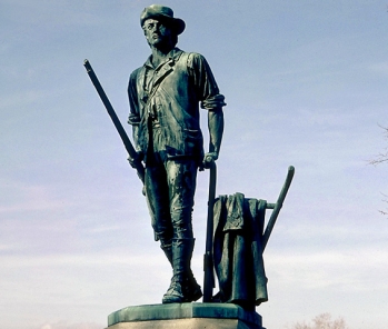 Daniel Chester French, The Minute Man - erected in 1875 in Concord, Massachusetts